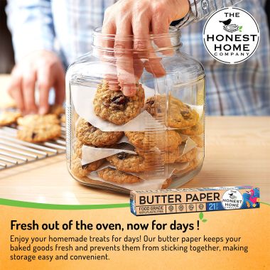 The Honest Home Company: Butter Paper Roll | 21 Metres