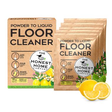 The Honest Home Company: Floor Cleaner Powder To Liquid Sachets - 2500 ml (5...
