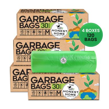 The Honest Home Company: Biodegradable Garbage Bags Medium Size | 120 Bags...