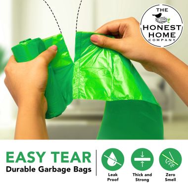 The Honest Home Company: Biodegradable Garbage Bags Medium Size | 120 Bags (Pack of 4)