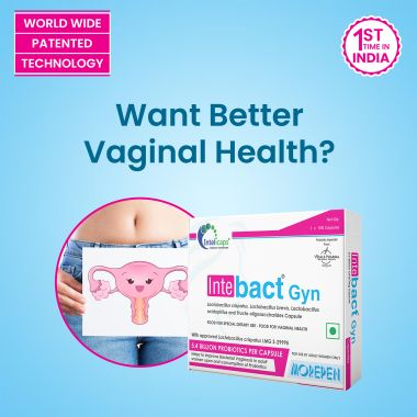 Dr. Morepen: INTEBACT GYN Capsules - 10 Veg Capsules Pack of 2