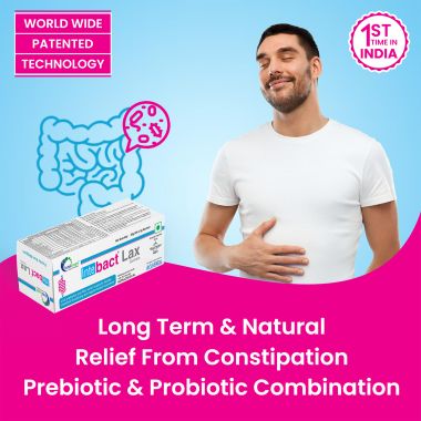 Dr. Morepen: INTEBACT LAX | Probiotic Supplement for Gut Health - 4 Sachets - Pack of 3