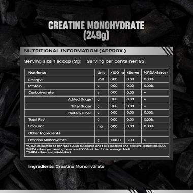 Beastlife: Super Micronized Creatine Monohydrate 249g