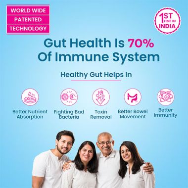 Dr. Morepen: INTEBACT PROBIOTIC CAPSULES | Supplement for Gut Health - 10 Veg Capsules