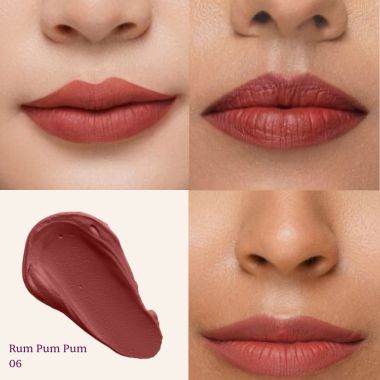 Typsy Beauty: ON 'n' OFF Lipstick & Eraser | 12 Hr Stay Creamy Matte Formula-Rum Pum Pum 06