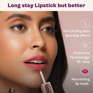 Typsy Beauty: ON 'n' OFF Lipstick & Eraser | 12 Hr Stay Creamy Matte Formula-Rum Pum Pum 06