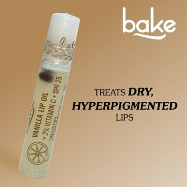 Bake Cosmetics:   2% Vitamin C Vanilla Lip Balm Oil SPF 25 PA+++ 