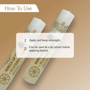 Bake Cosmetics:   2% Vitamin C Vanilla Lip Balm Oil SPF 25 PA+++ 