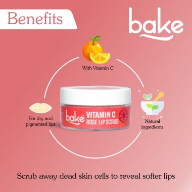 Bake Cosmetics:   Vitamin C Rose Lip Sugar Scrub