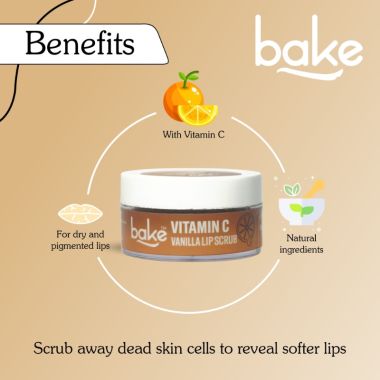 Bake Cosmetics:   Vitamin C Vanilla Lip Sugar Scrub