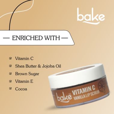Bake Cosmetics:   Vitamin C Vanilla Lip Sugar Scrub