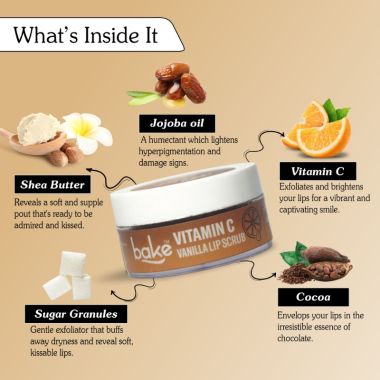 Bake Cosmetics:   Vitamin C Vanilla Lip Sugar Scrub