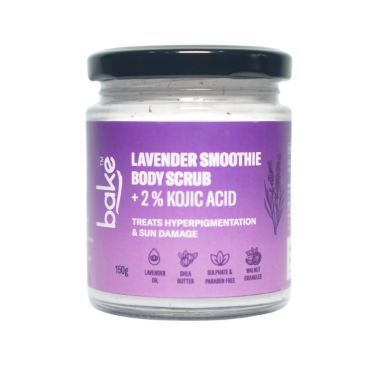 Bake Cosmetics: 2% Kojic Acid Lavender Smoothie Body Scrub