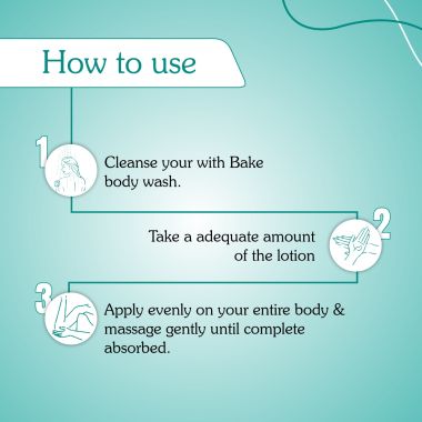 Bake Cosmetics:   5% AHA Body Lotion SPF 30 PA+++