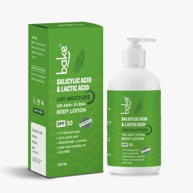 Bake Cosmetics: 10% AHA + 2% BHA Body Lotion SPF 30 PA+++