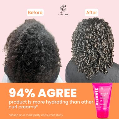 Curl Care: Untangled Shampoo with Coconut and Lavender l Sulphate Free All Hair Types 100ml