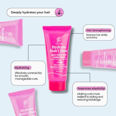 Curl Care: Travel Kit Shampoo & Deep Conditioner & Curl Cream 30g