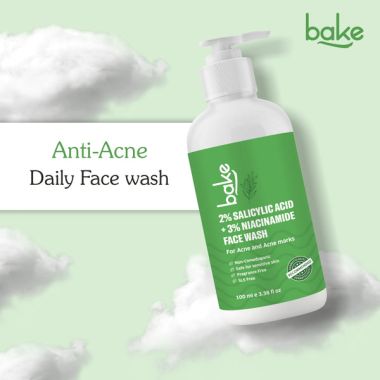 Bake Cosmetics:   2% Salicylic Acid + 3% Niacinamide Face Wash