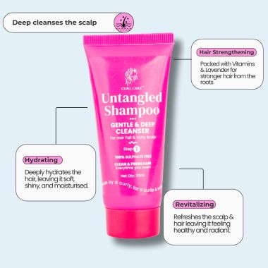 Curl Care: Travel Kit Shampoo & Deep Conditioner & Curl Cream 30g