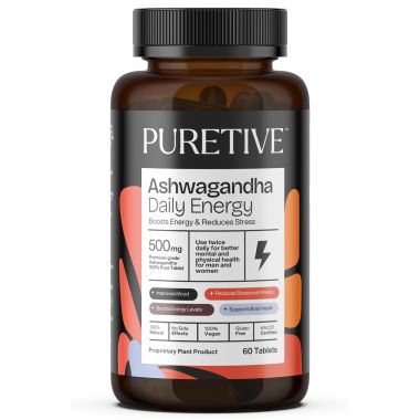 Puretive: Ashwagandha 500mg General Wellness Tablets