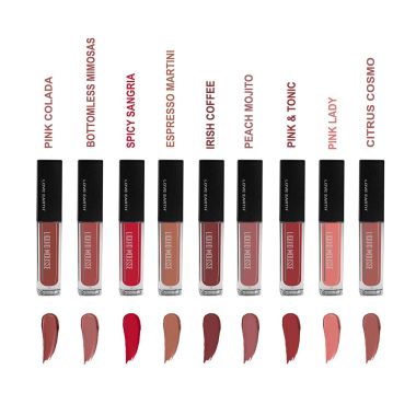 Love Earth: Liquid Mousse Miniature Liquid Matte Lipstick - Pack of 9 - 2ml each