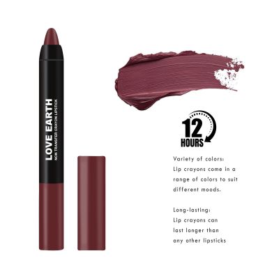 Love Earth: Transfer proof crayon lipstick-Iris