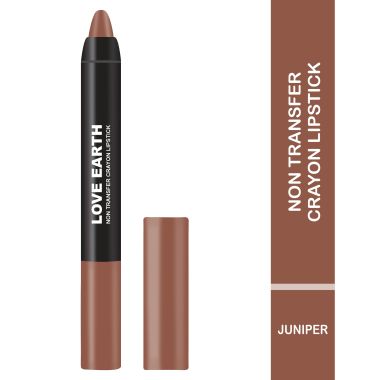 Love Earth: Transfer proof crayon lipstick-Juniper