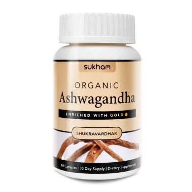Sukham: Sukham Organic Ashwagandha Capsules