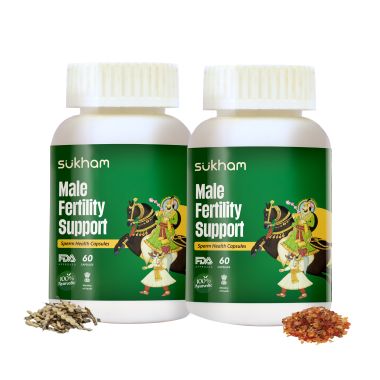 Sukham: Sukham Male Fertility Support(Pack of 2)