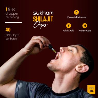 Sukham: Sukham Shilajit Drops 30 ml