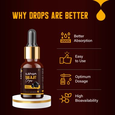 Sukham: Sukham Shilajit Drops 30 ml
