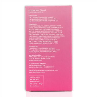 Typsy Beauty: Colour Riot 6-IN-1 Nail Polish Kit