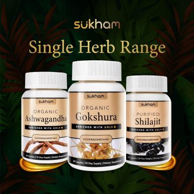 Sukham: Sukham Organic Gokshura Capsules