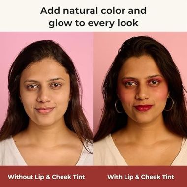 Harkoi: Lip ans cheek tint- Red brown