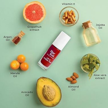 Harkoi: Lip ans cheek tint- Red brown