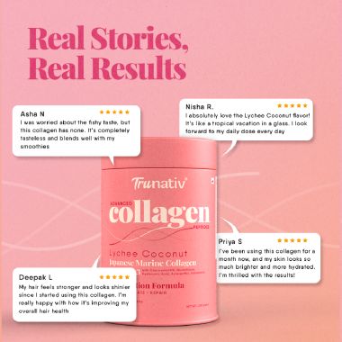 TruNativ: Advanced Collagen Powder- Lychee Coconut (200g)