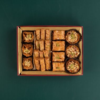 The Baklava Box: Forest Festive Assorted Baklava Box - 350gm