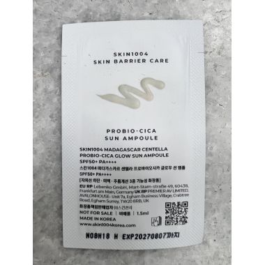 SKIN1004: Probio-Cica Glow Sun Ampoule sachets pack of 3
