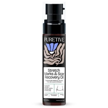 Puretive: Stretch Marks and Scar Recovery Oil | Luxurious Body Oil for Stretch Marks