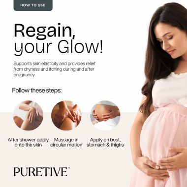 Puretive: Stretch Marks and Scar Recovery Oil | Luxurious Body Oil for Stretch Marks