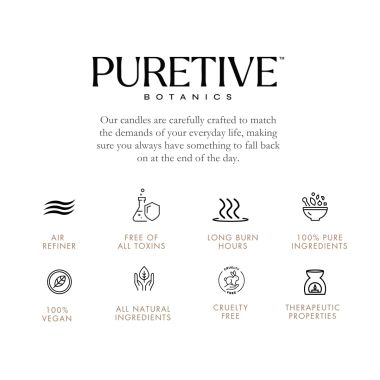 Puretive: Goodbye Anxiety Scented Candles - Rosemary Lavender Blend