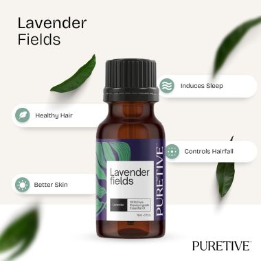 Puretive: Lavender Essential Oil | Floral Scent for Stress Relief & Relaxation