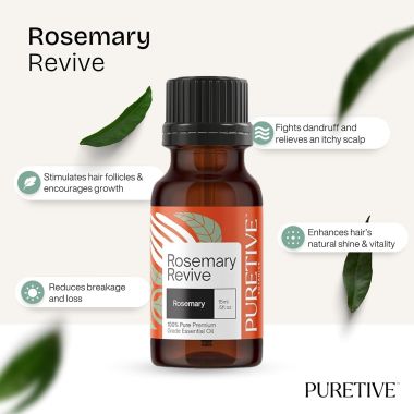 Puretive: Rosemary Essential Oil For Hair Growth, Hair Fall Control and Nourishment