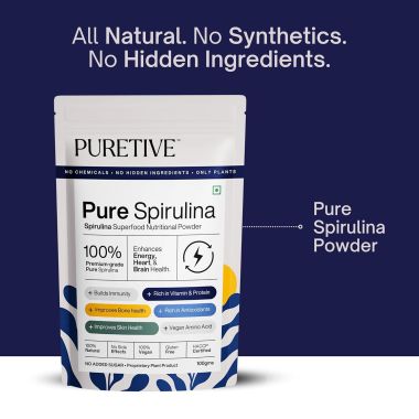 Puretive: Spirulina Powder | Superfood for Weight Management & Immunity