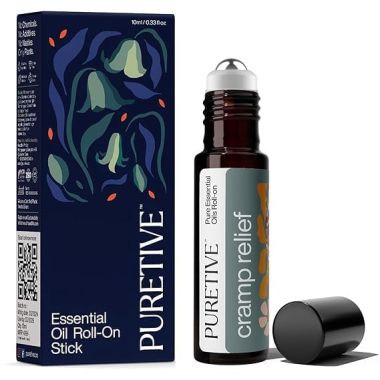 Puretive: Cramp Relief Plant Therapy Roll On | Period Pain Reducing Roll On