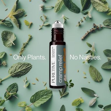 Puretive: Cramp Relief Plant Therapy Roll On | Period Pain Reducing Roll On