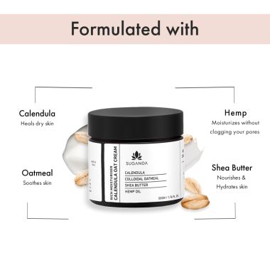 Suganda: Calendula Oat Cream Moisturiser 50gm