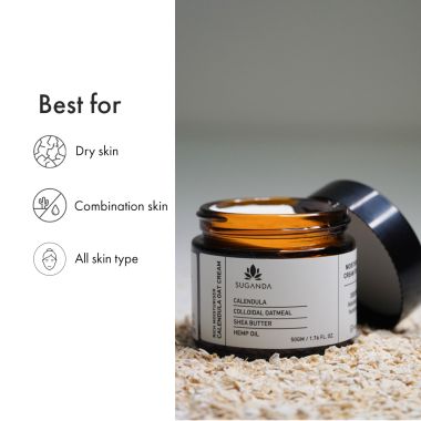 Suganda: Calendula Oat Cream Moisturiser 50gm