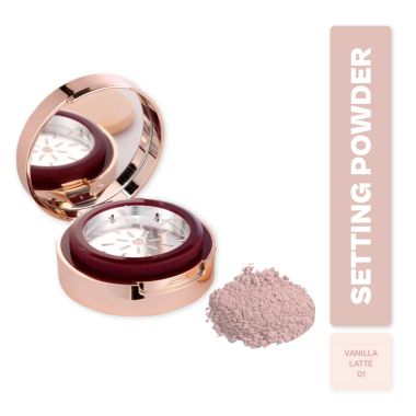 Typsy Beauty: Hustle & Grind Setting powder|Vanilla Latte 01
