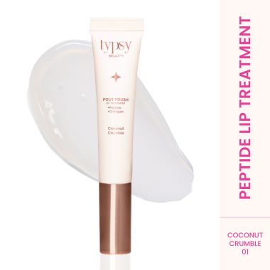 Typsy Beauty: Pout Polish Peptide Lip Treatment Balm|Coconut Crumble |8ml